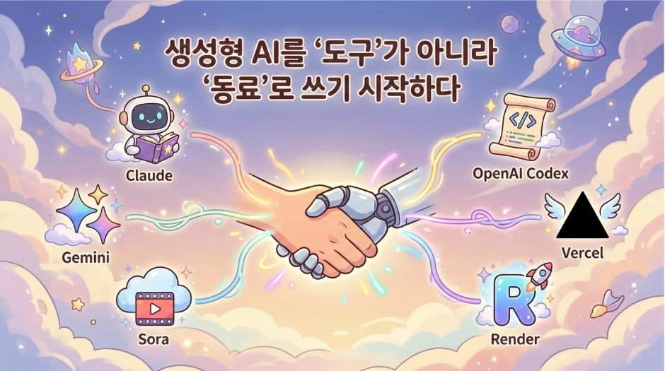 생성형 AI를 ‘도구’가 아니라 ‘동료’로 쓰기 시작하다.